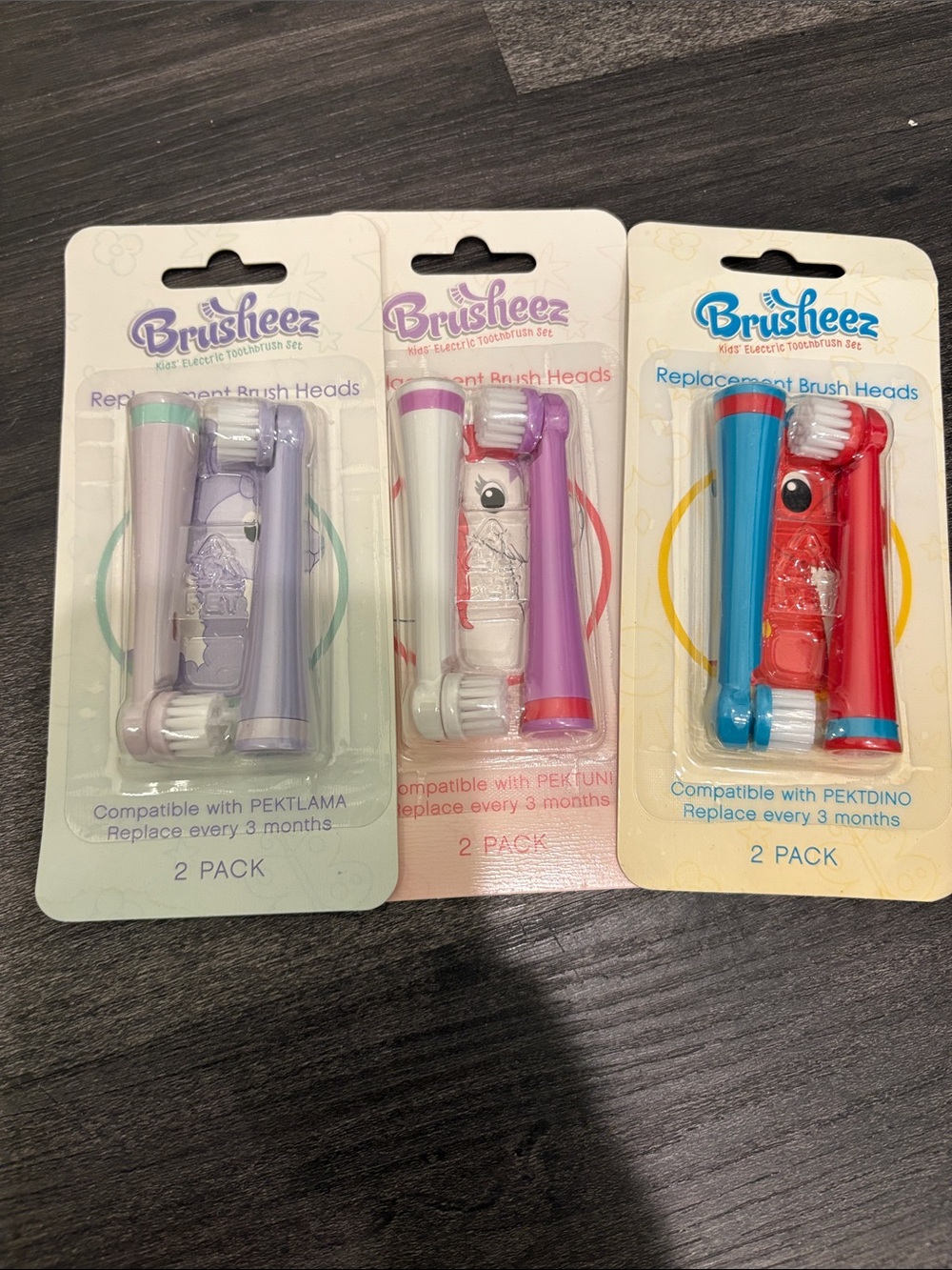 Brusheez Kids Electric Toothbrush Replacement Heads | NWT | 6-Pack